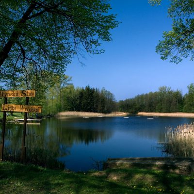 Wrzosowa Kraina - staw wiejski